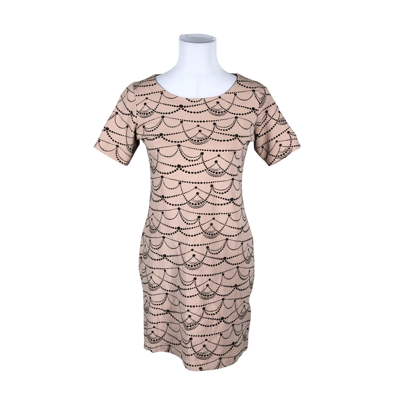 Unisex NOSH - Dressikangast kleit, suurus 34 - Heleroosa (1)