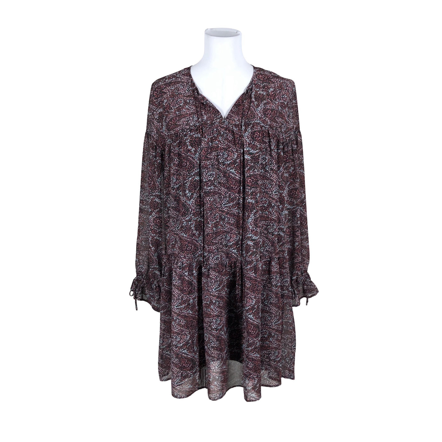 Unisex Hugo Boss - Õhuke kleit, suurus 38 - Veinipunane (1)
