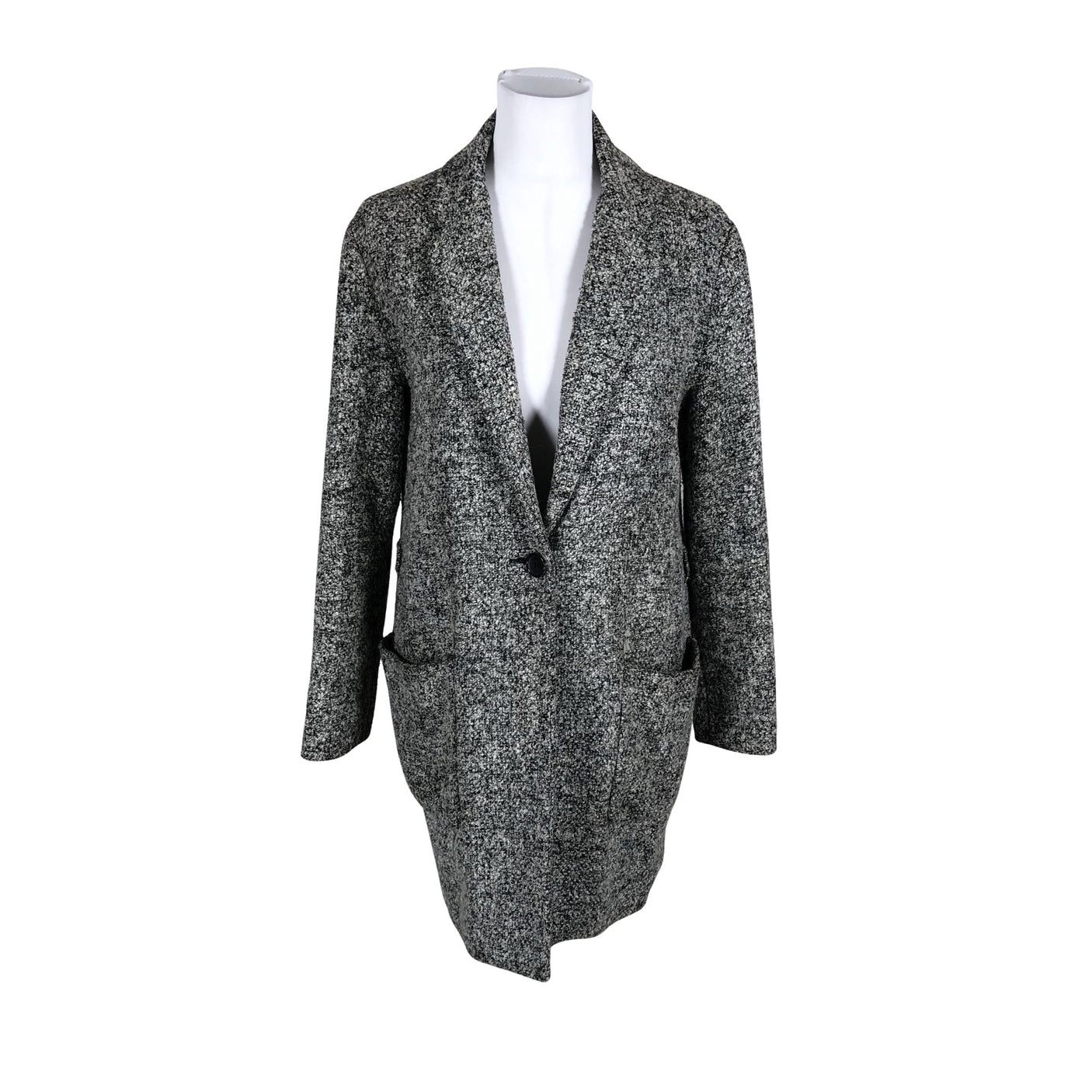 Unisex Maison Scotch - Villane mantel, suurus 38 - Hall (1)