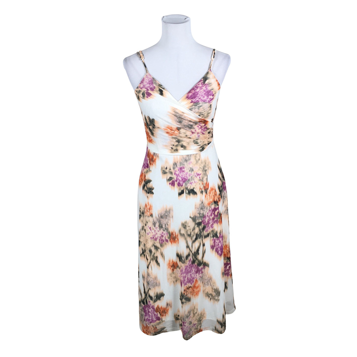 Unisex Esprit - Trikotaažist kleit, suurus 34 - Valge (1)