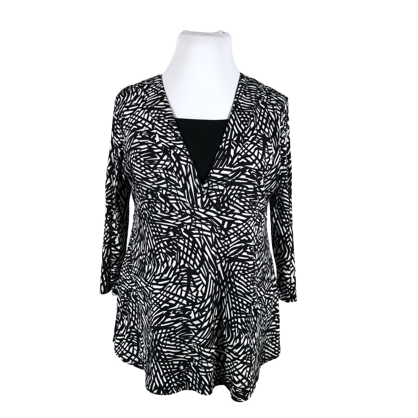 Unisex S.T.I - Trikotaažist pluus, suurus 42 - Must (1)