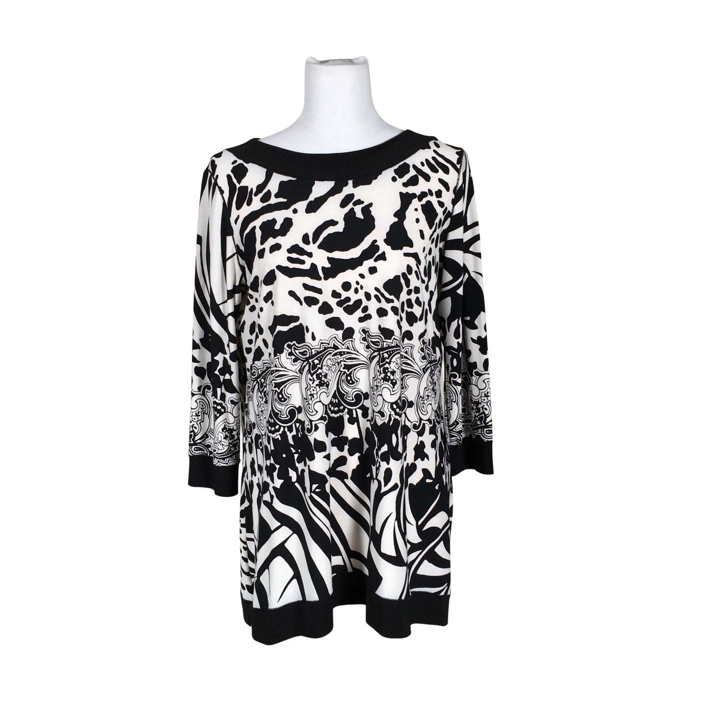 Unisex Joseph Ribkoff - Trikotaažist tuunika, suurus 40 - Valge (1)