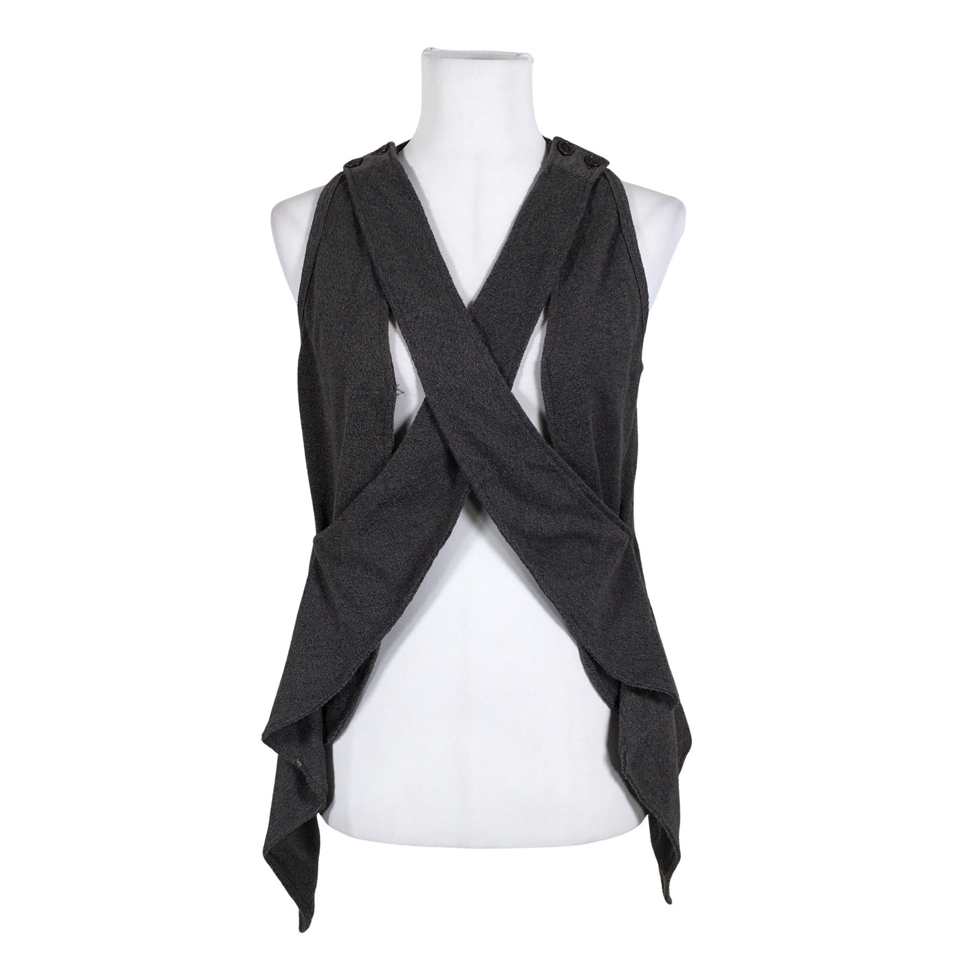 Unisex Jolie Moi - Kootud vest, suurus 38 - Hall (1)