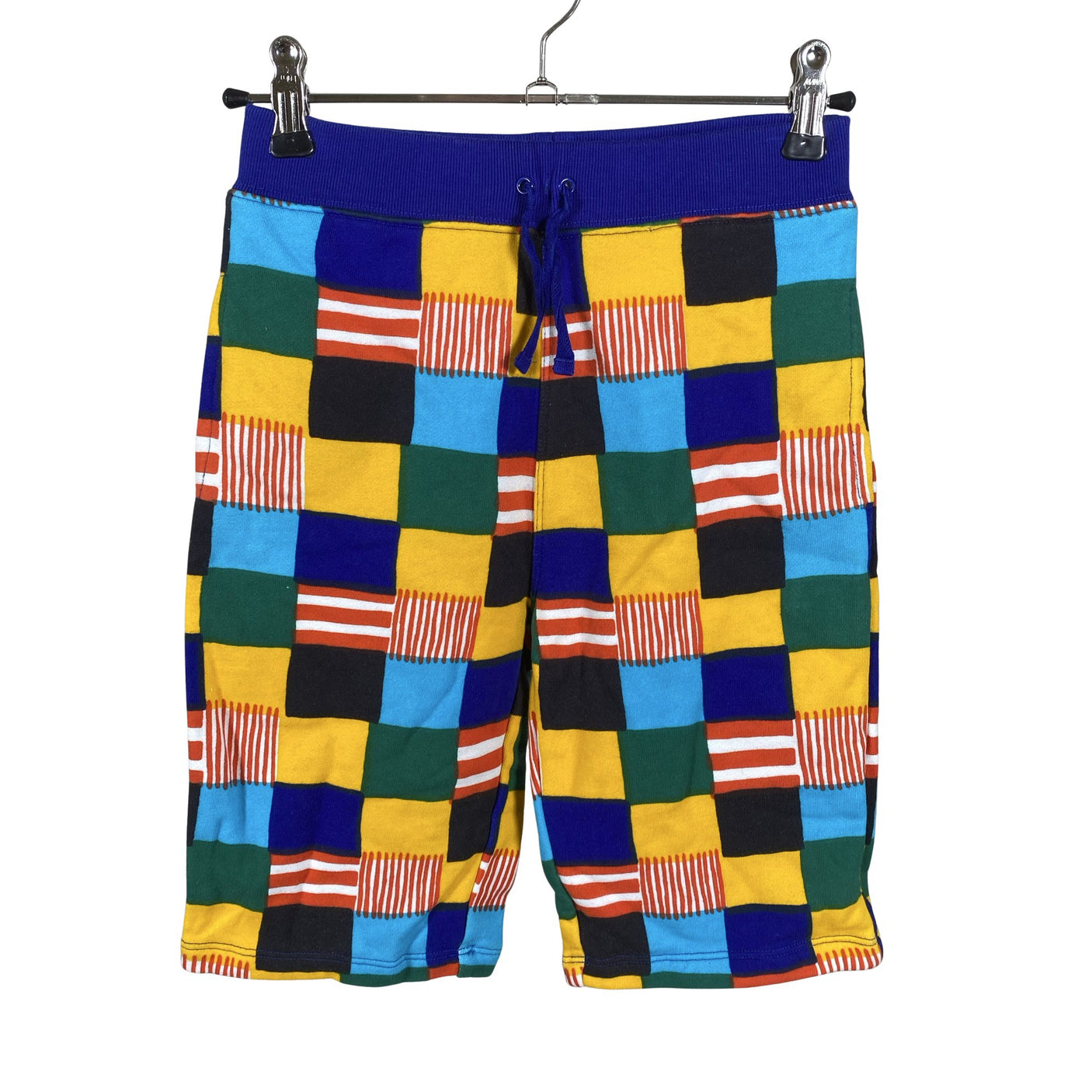 Unisex Marimekko - Dressikangast lühikesed püksid, suurus 122 - 128 - Sinine (1)