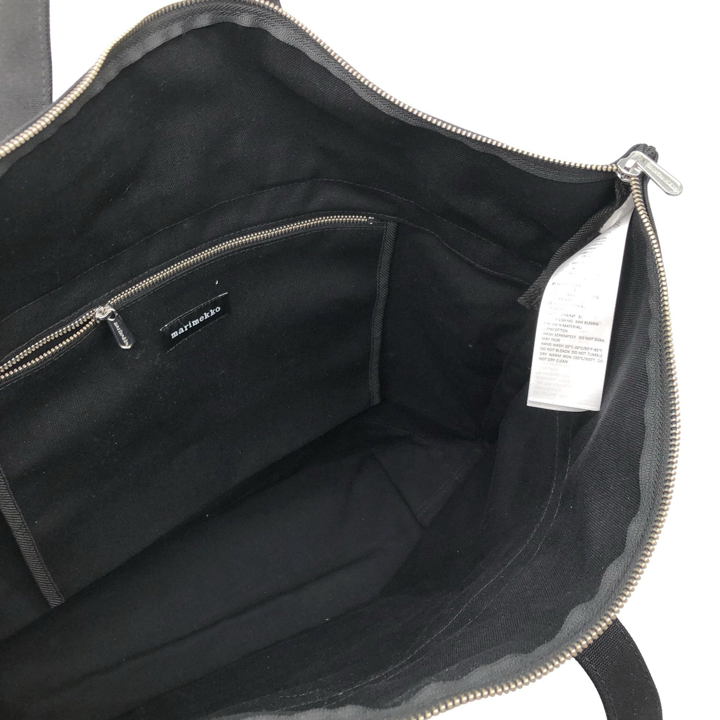 Unisex Marimekko - Reisikott, suurus Maxi - Must (2)