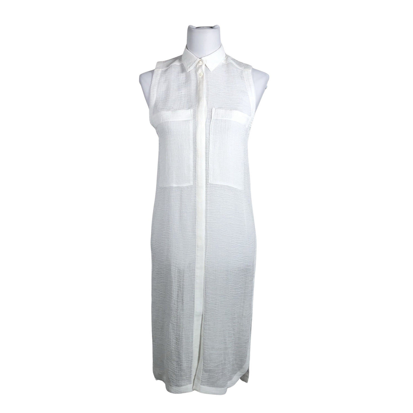 Unisex Helmut Lang - Õhuke kleit, suurus 36 - Valge (1)