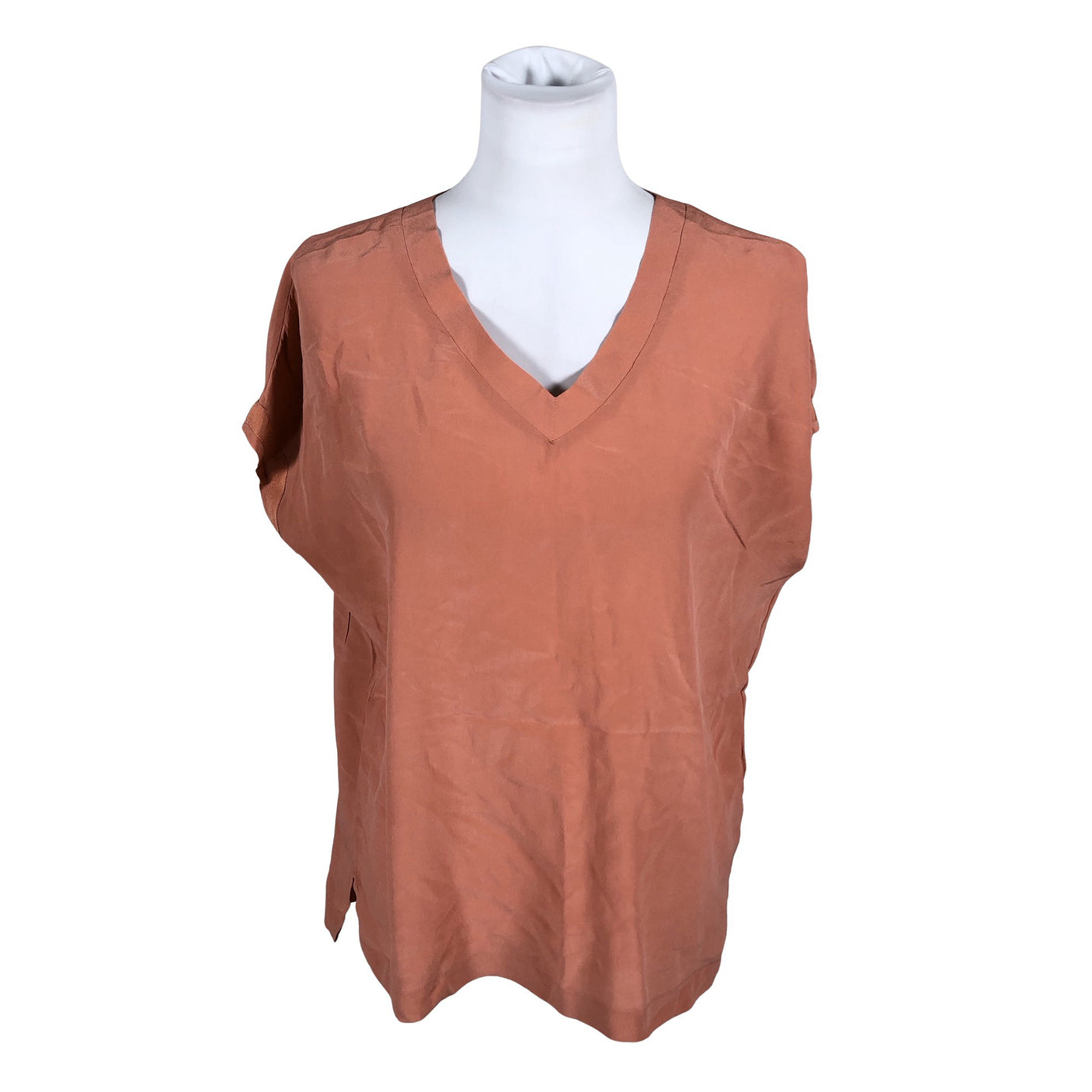 Unisex Mos Mosh - Lühikeste käistega pluus, suurus 36 - Oranž (1)
