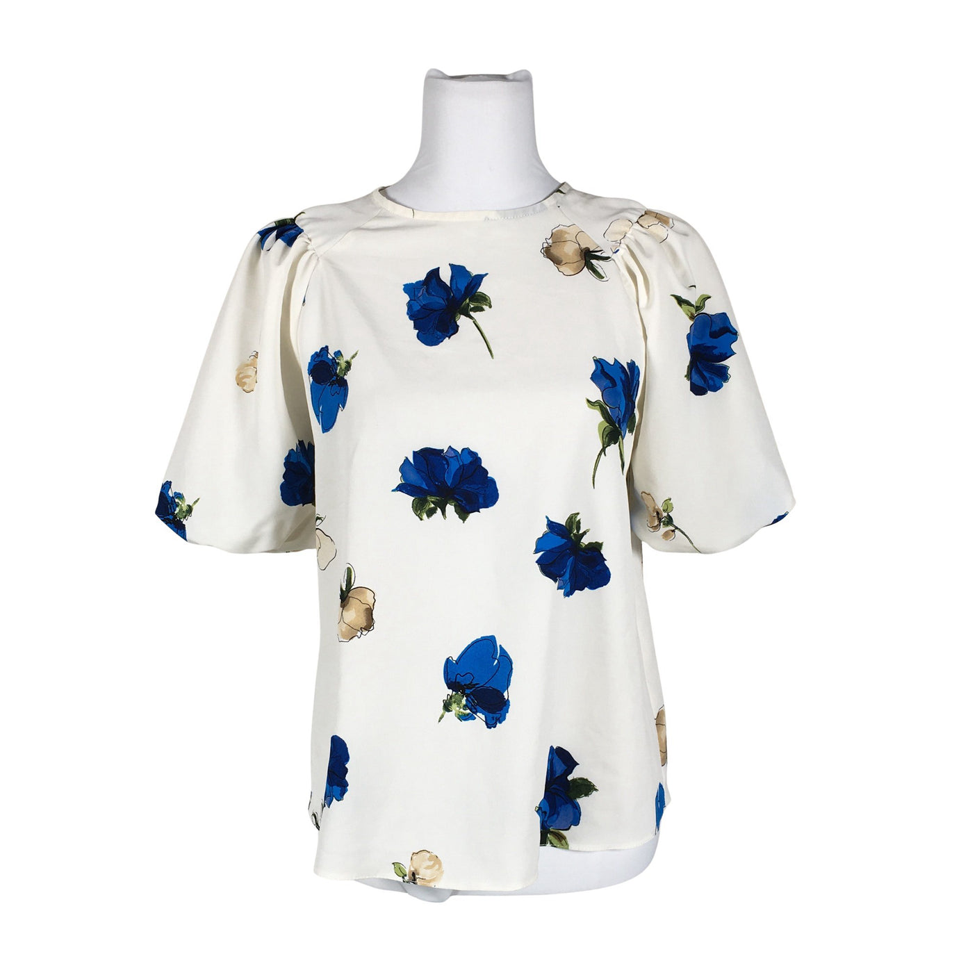 Unisex Dorothy Perkins - Lühikeste käistega pluus, suurus 38 - Looduslik valge (1)