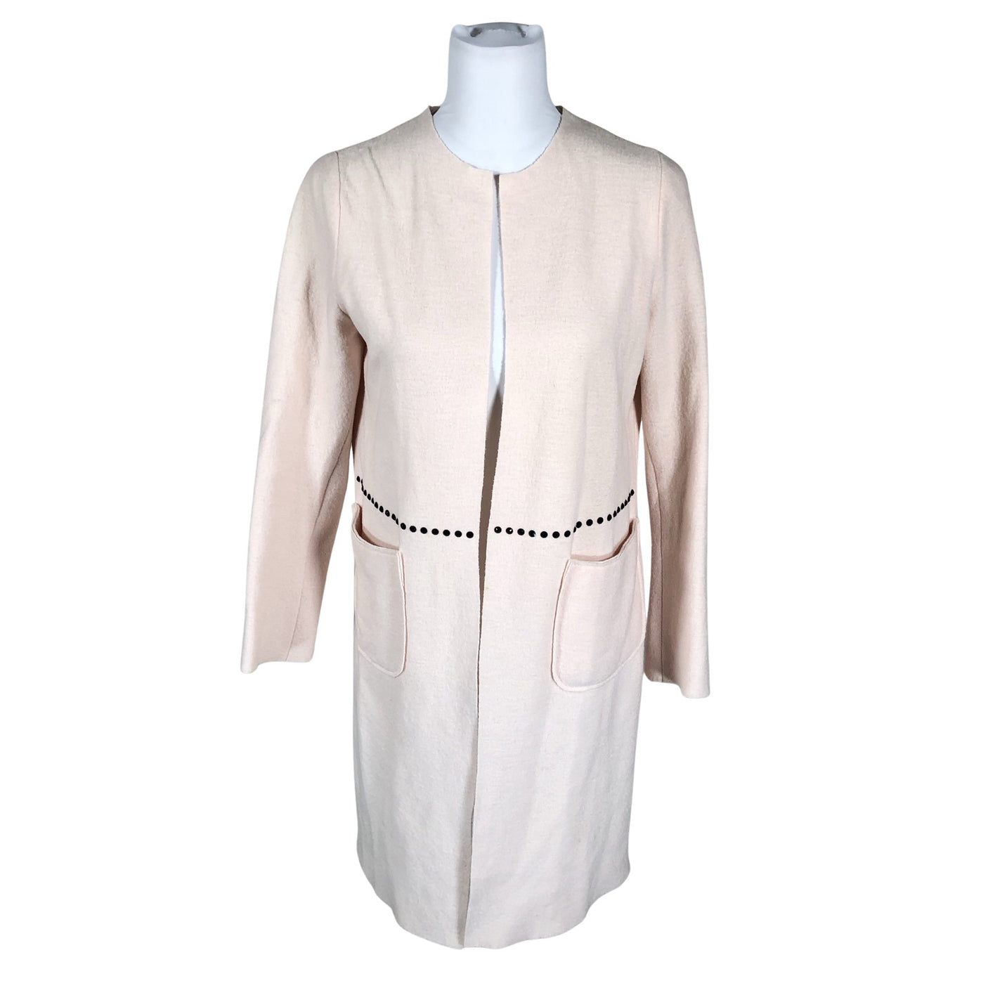 Unisex Muotikuu - Kardigan, suurus 36 - Heleroosa (1)
