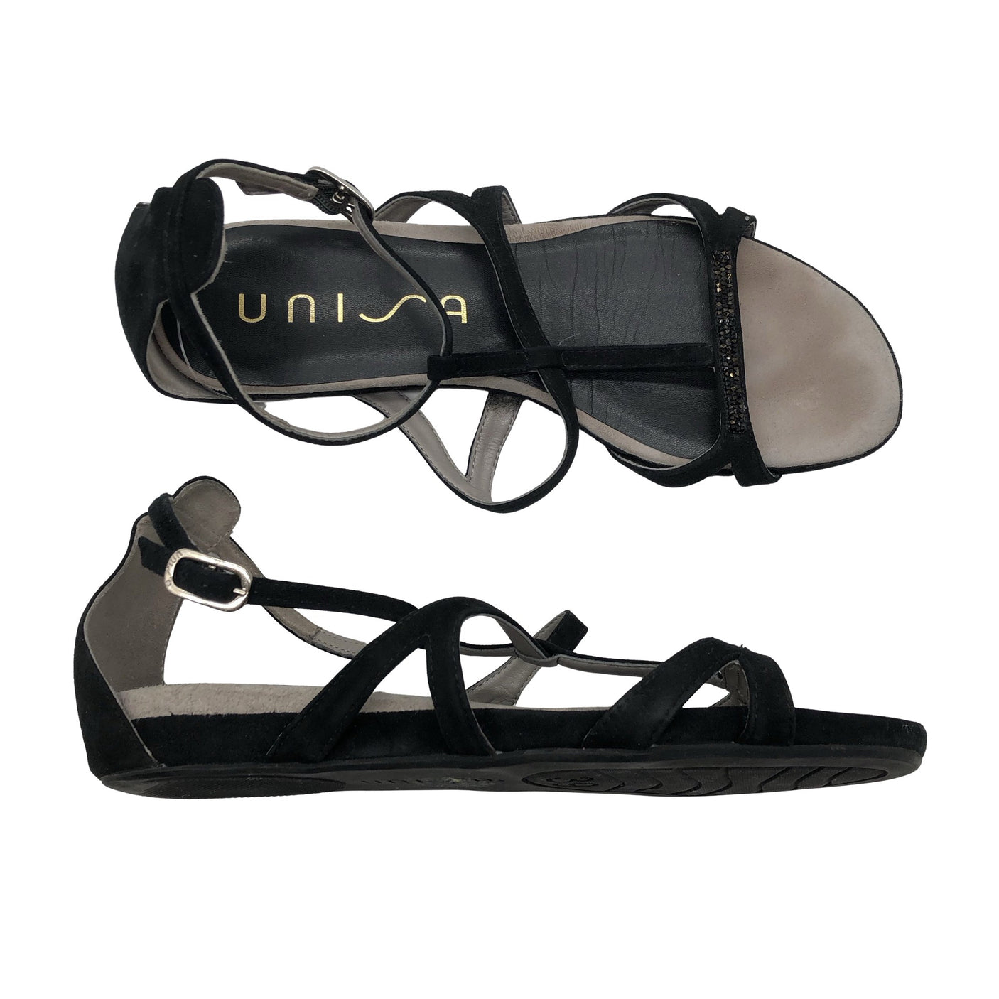 Unisex Unisa - Rihmikud, suurus 39 - Must (1)