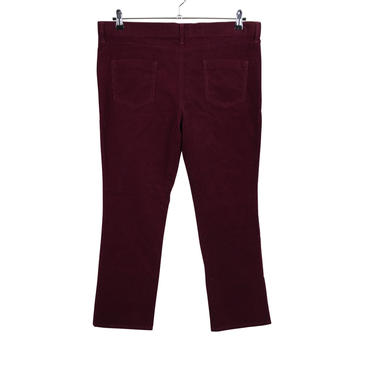 Unisex Marks&Spencer - Sametpüksid, suurus 44 - Veinipunane (2)