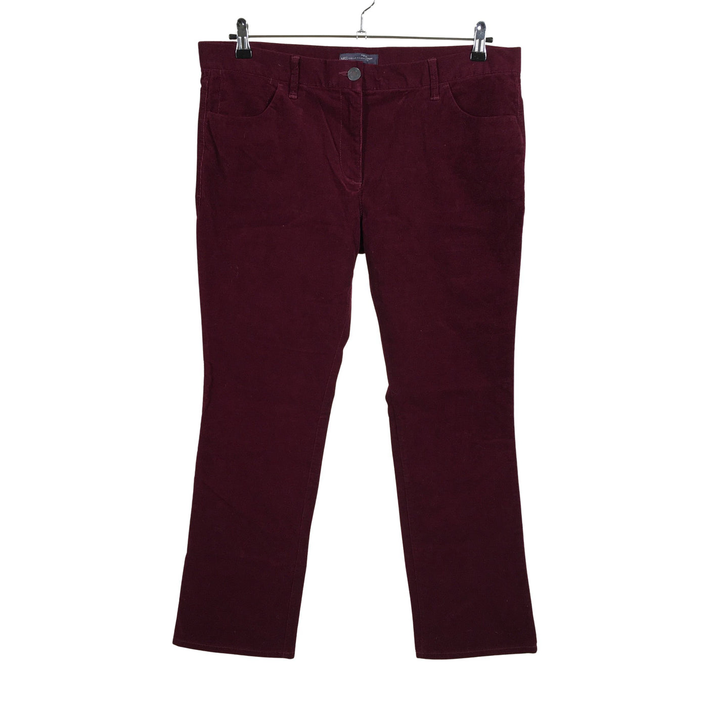 Unisex Marks&Spencer - Sametpüksid, suurus 44 - Veinipunane (1)