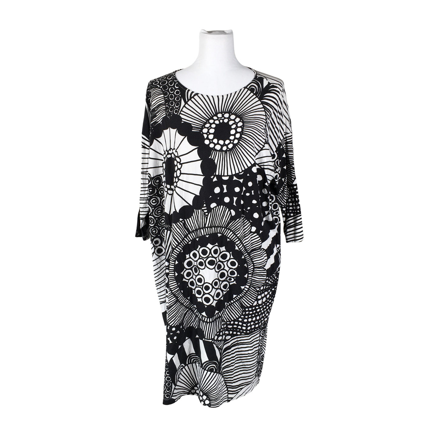 Unisex Marimekko - Trikotaažist tuunika, suurus 36 - Must (1)