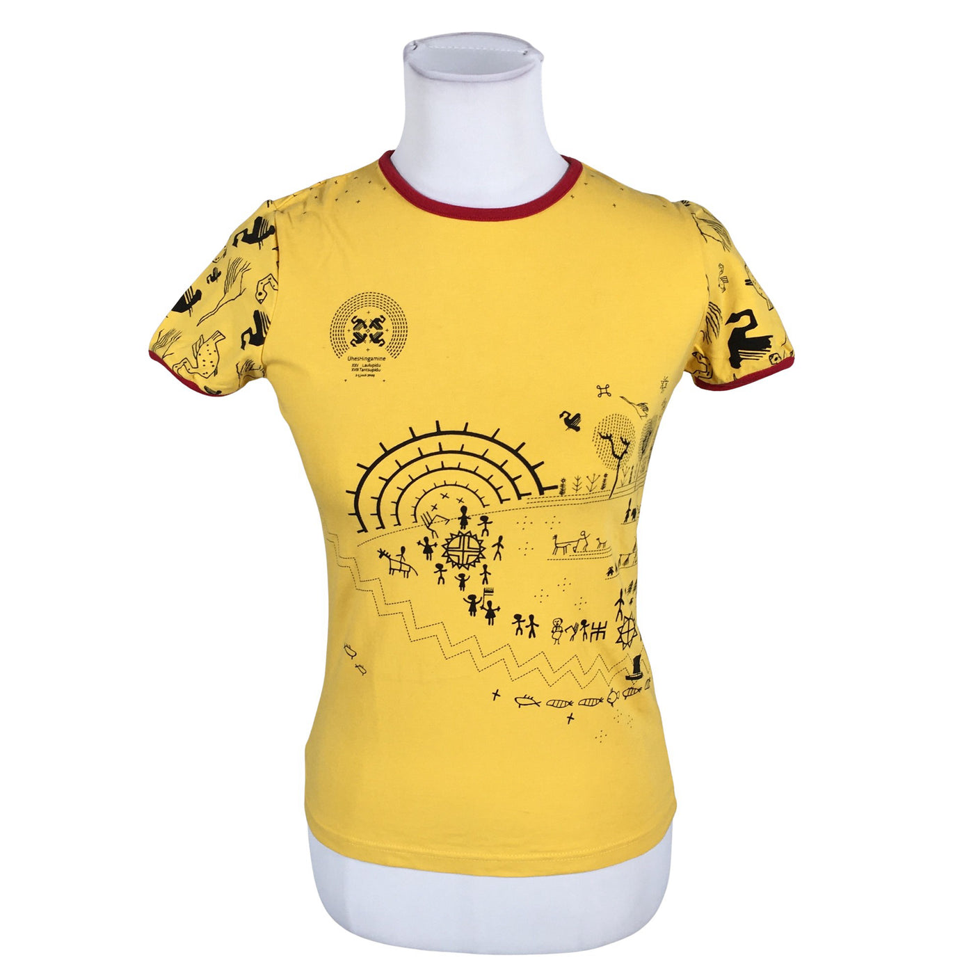 Unisex Marat - T-särk, suurus 36 - Oranž (1)
