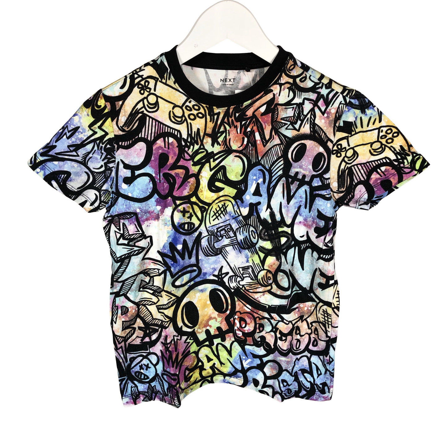 Unisex Next - T-särk, suurus 128 - 134 - Must (1)
