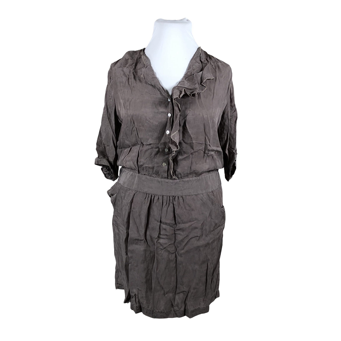 Unisex Gerard Darel - Mitteveniv kleit, suurus 44 - Pruun (1)
