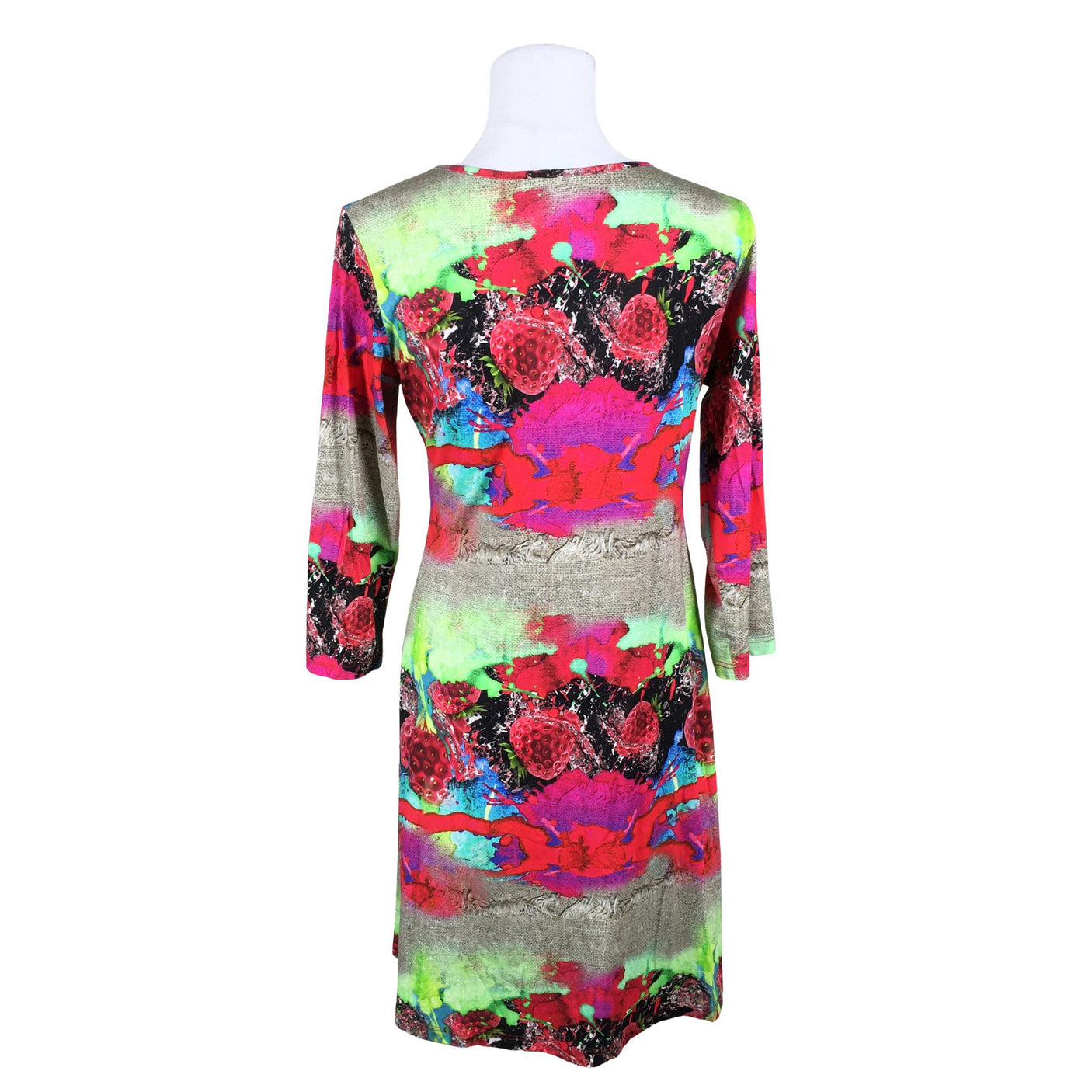 Unisex Tazzia - Trikotaažist kleit, suurus 40 - Punane (2)