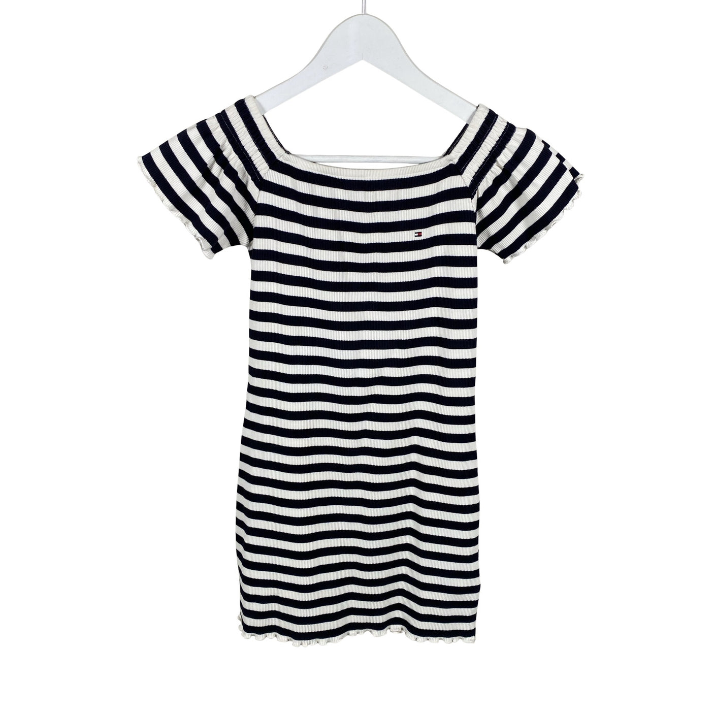 Unisex Tommy Hilfiger - Trikotaažist kleit, suurus 158 - 164 - Looduslik valge (1)