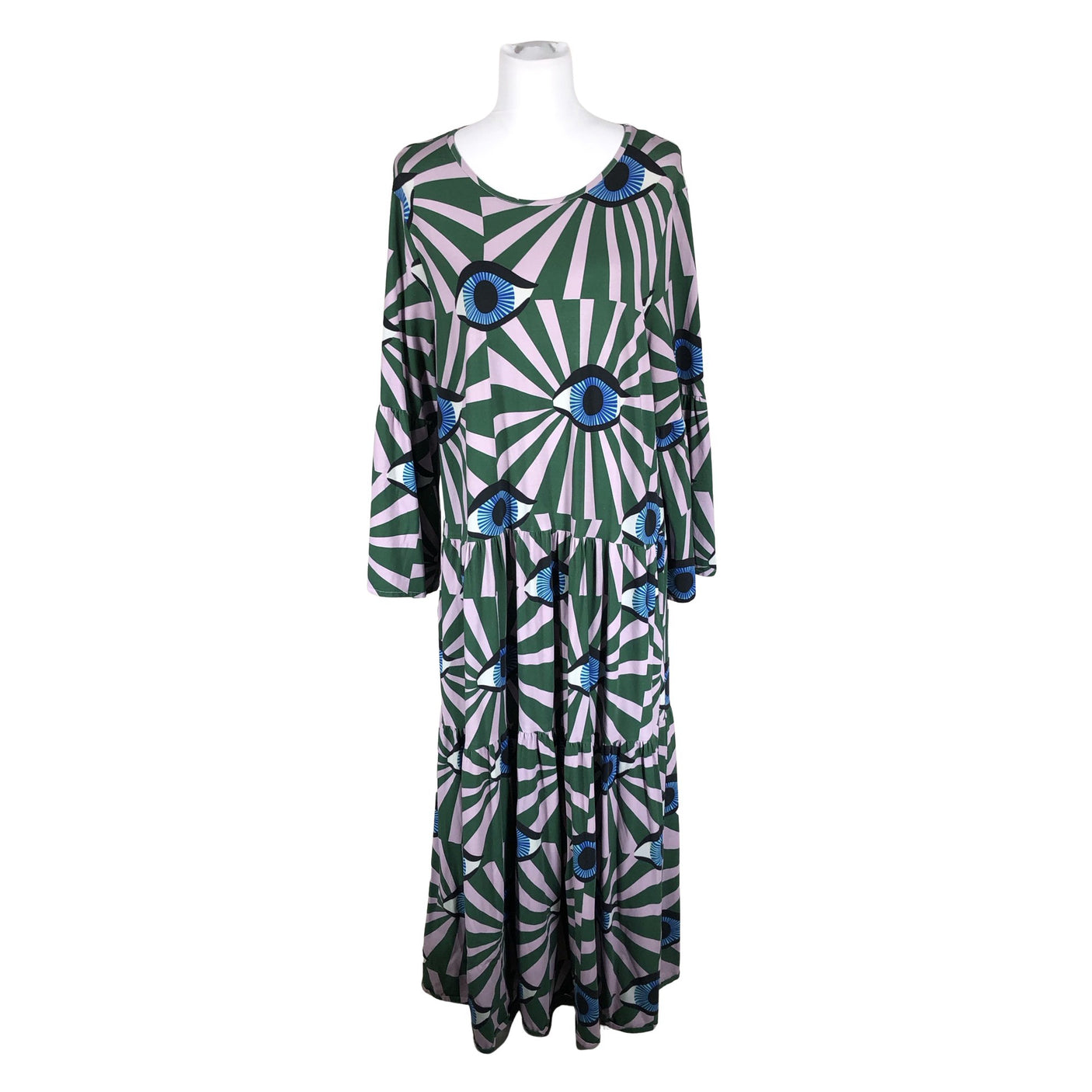 Unisex Vimma - Trikotaažist kleit, suurus 40 - Roheline (1)