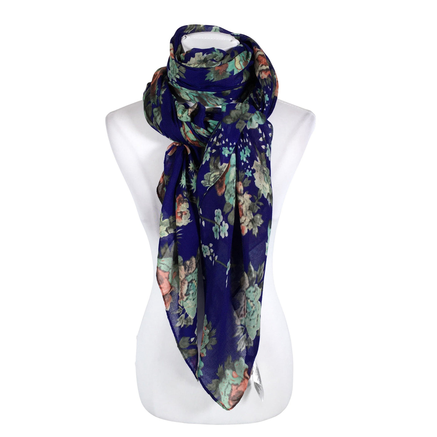 Unisex Global - Õhuke sall, suurus Maxi - Sinine (1)