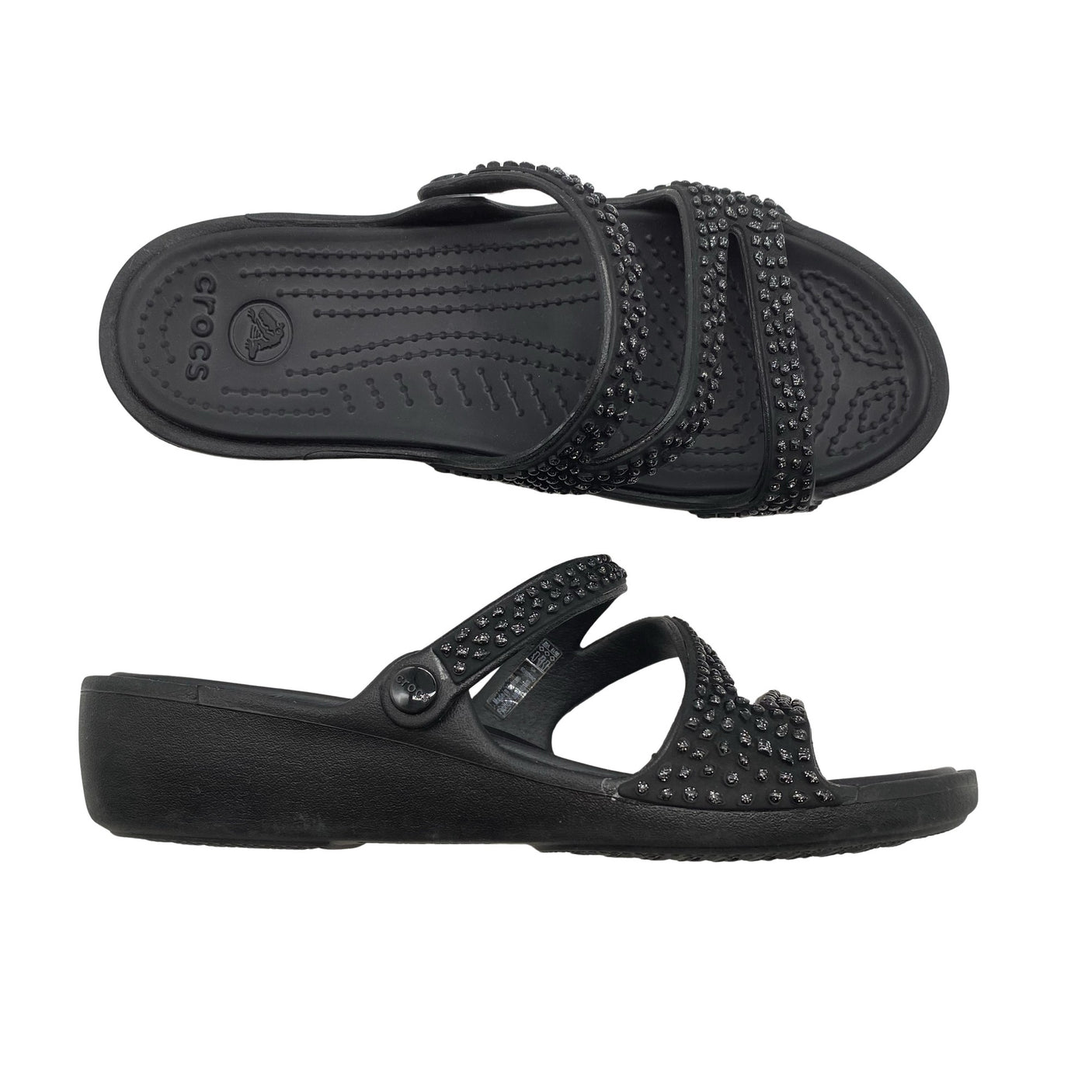 Unisex Crocs - Rihmikud, suurus 35 - Must (1)