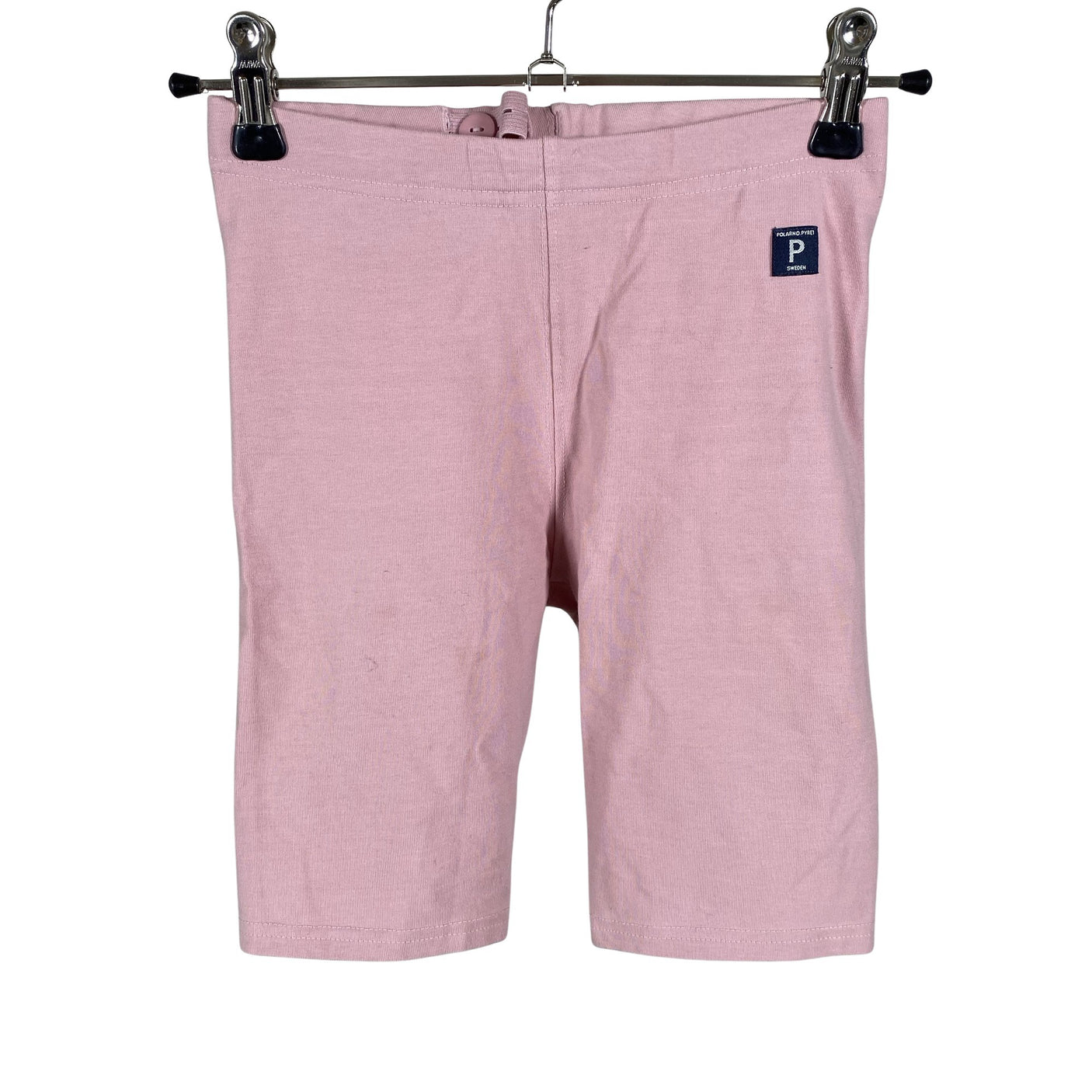 Unisex Polarn O. Pyret - Trikotaažist lühikesed püksid, suurus 122 - 128 - Heleroosa (1)