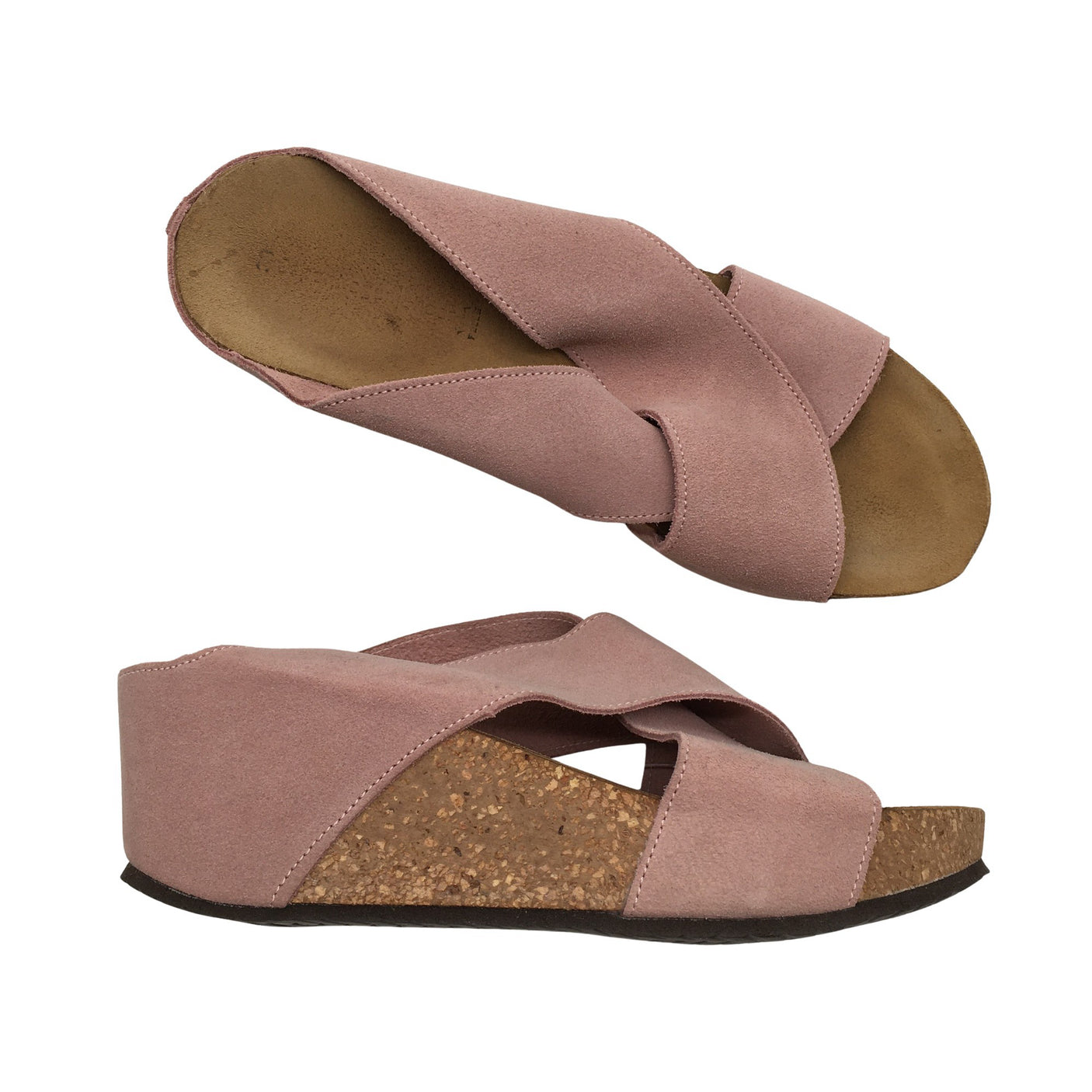 Unisex Birkenstock - Kiilkontsaga rihmikud, suurus 38 - Heleroosa (1)