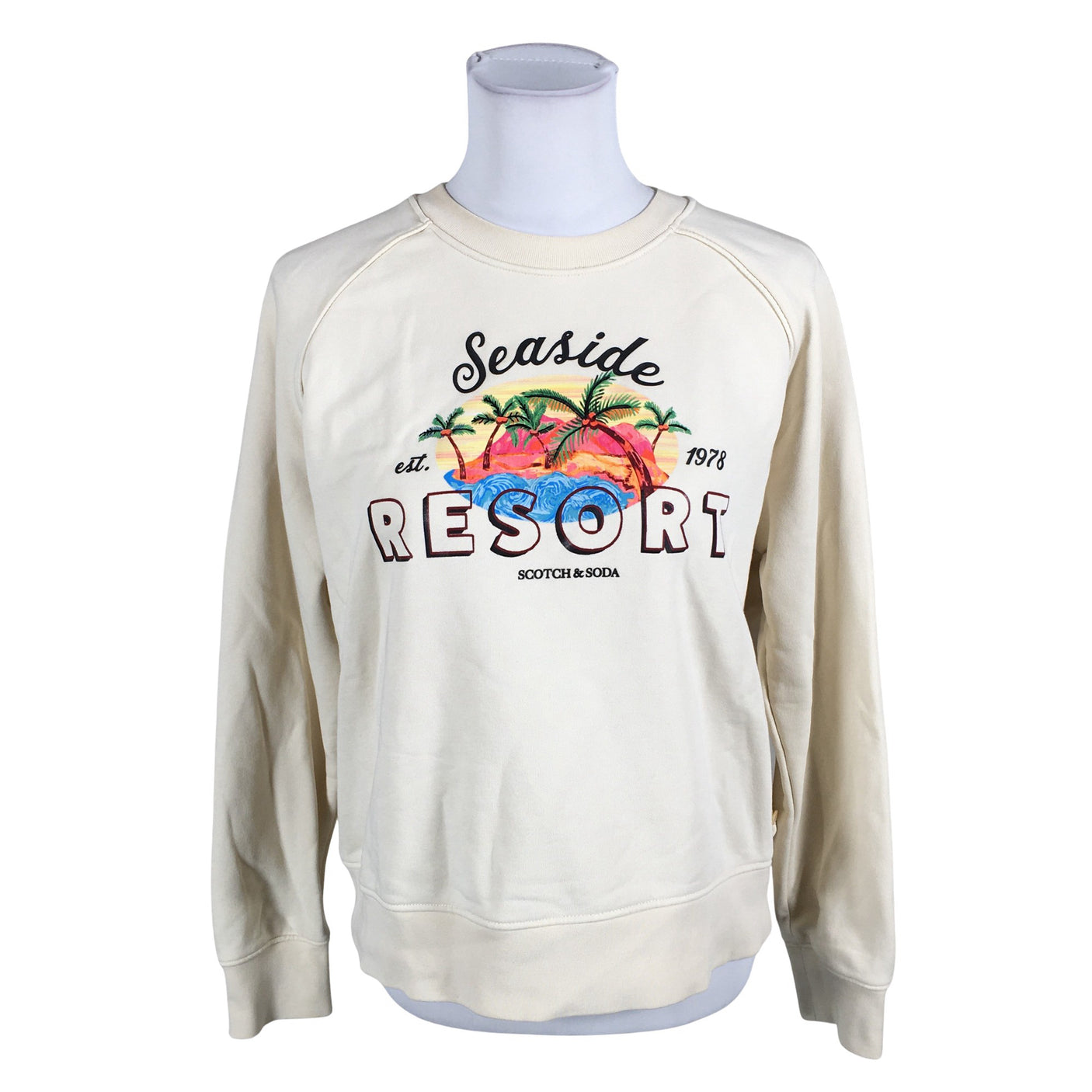 Unisex Scotch&Soda - Dressikangast pluus, suurus 38 - Looduslik valge (1)