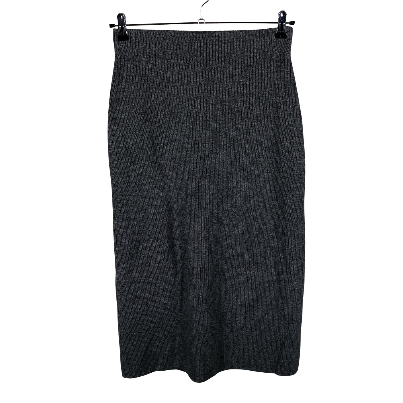Unisex Massimo Dutti - Kootud seelik, suurus 38 - Hall (1)