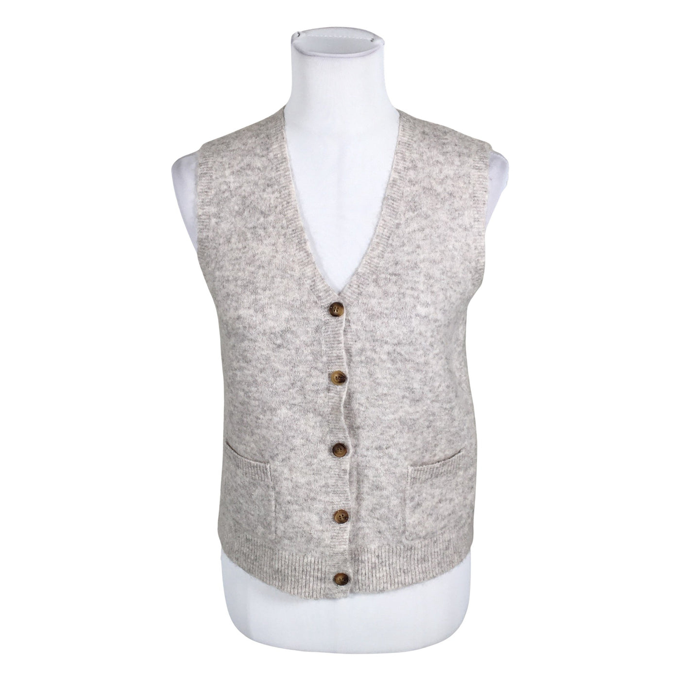 Unisex JcSophie - Kootud vest, suurus 38 - Hall (1)