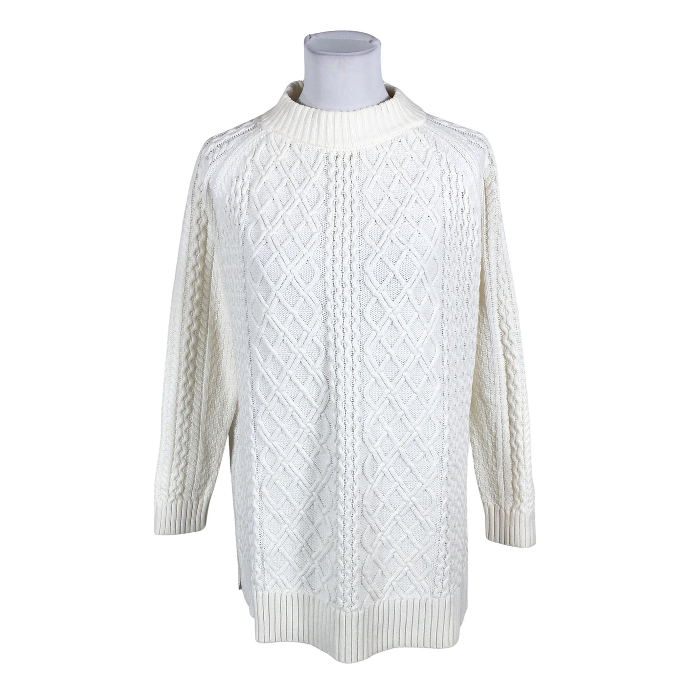 Unisex Esprit - Kootud tuunika, suurus 38 - Valge (1)