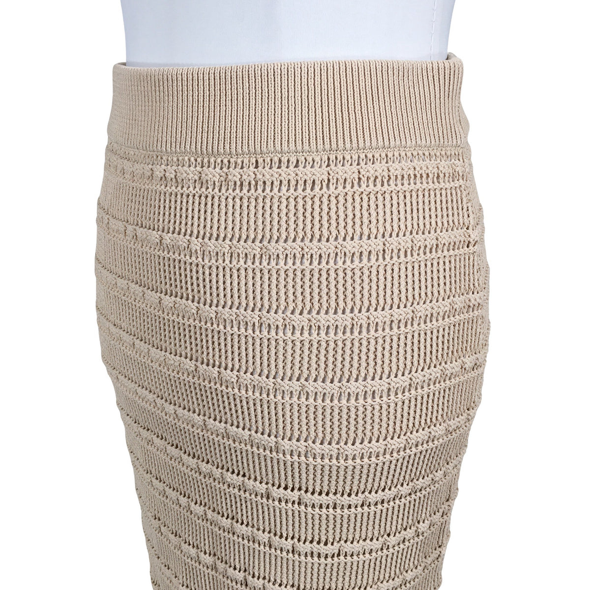 Unisex Stylein - Kootud seelik, suurus 36 - Beige (2)