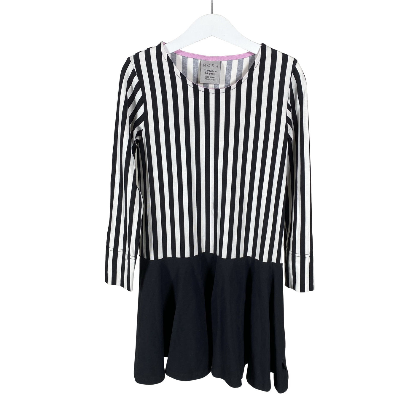 Unisex NOSH - Trikotaažist kleit, suurus 122 - 128 - Must (1)