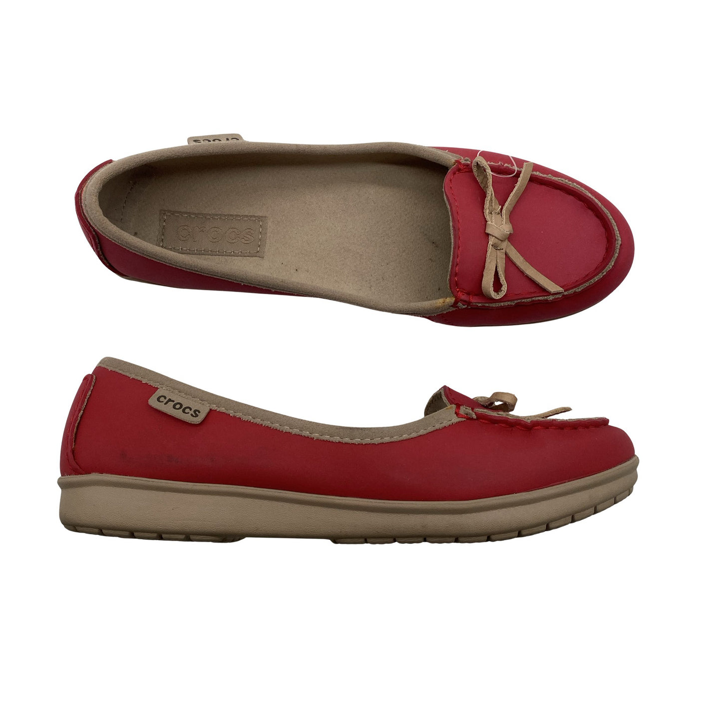 Unisex Crocs - Mokassiinid, suurus 36 - Punane (1)