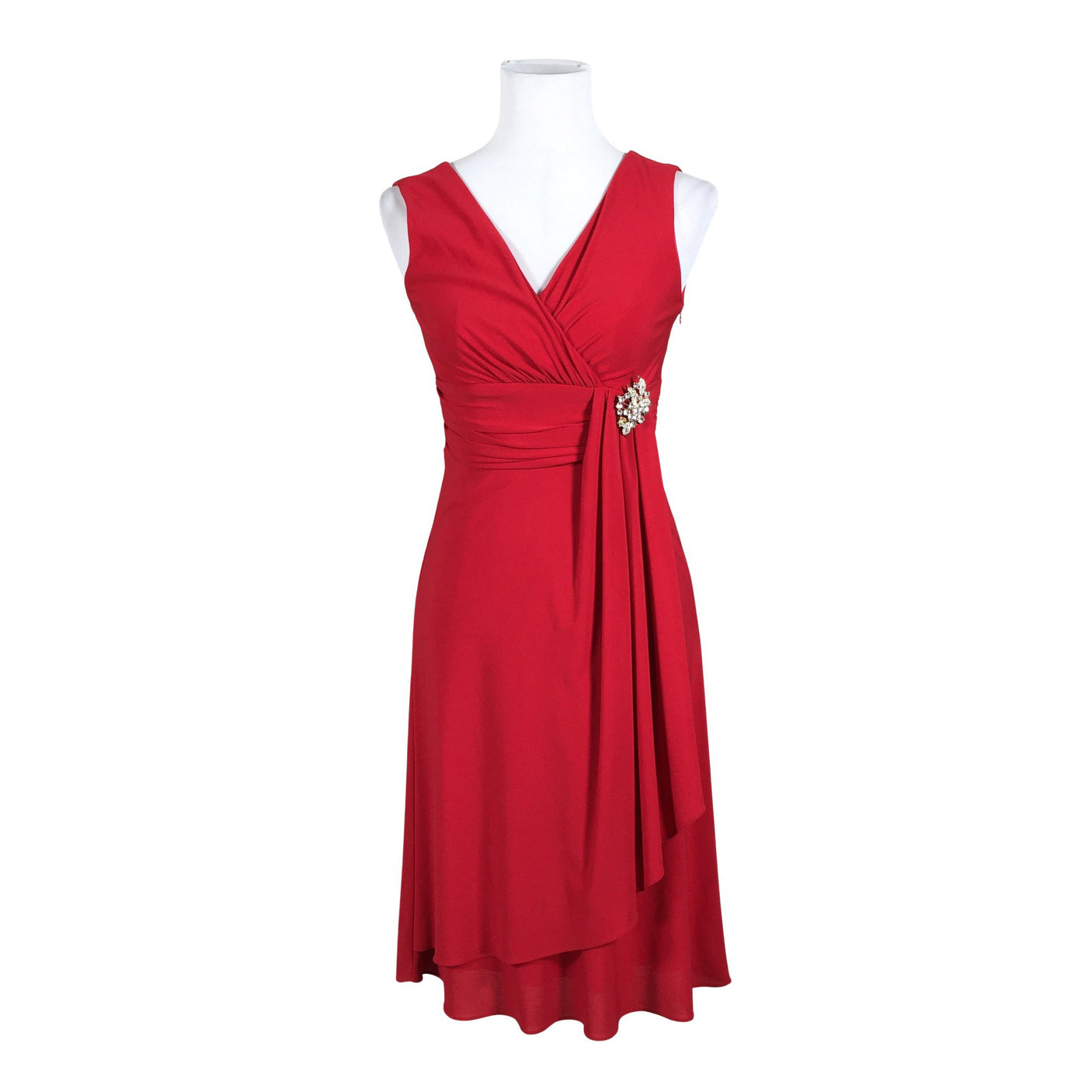 Unisex Fashion New York - Pidulik kleit, suurus 36 - Punane (2)