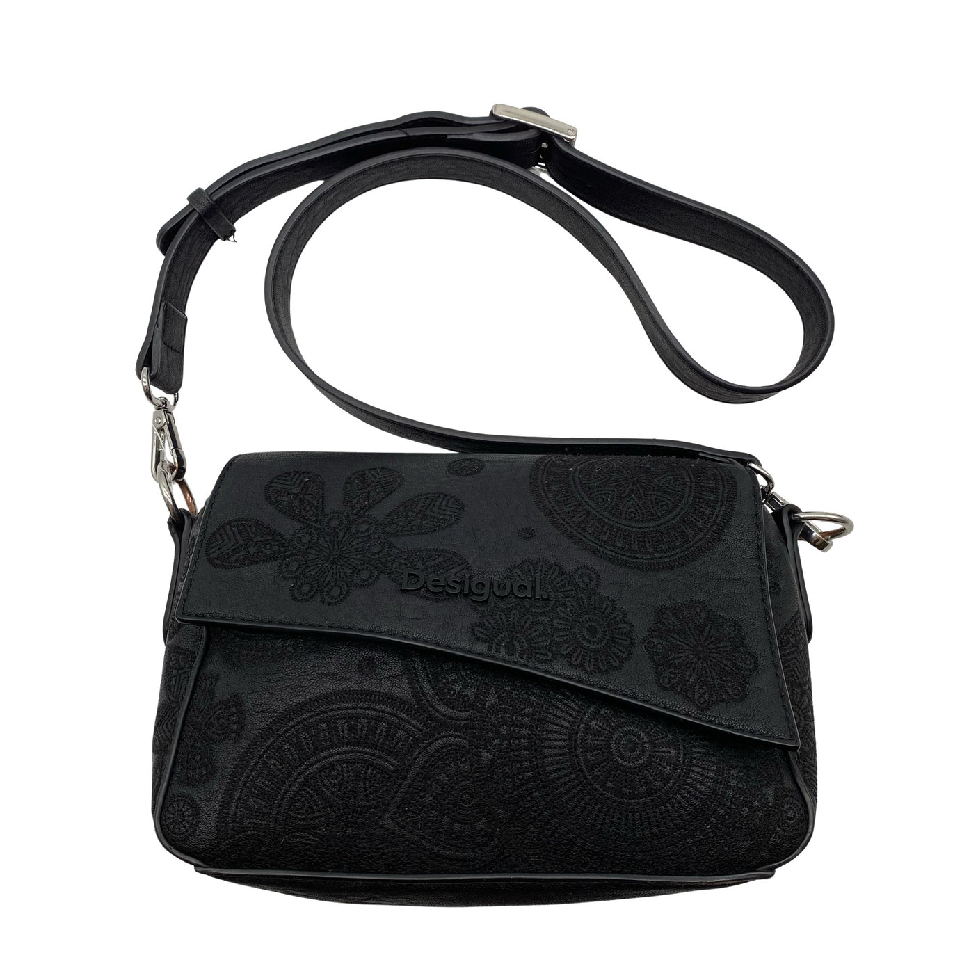 Unisex Desigual - Õlakott, suurus Midi - Must (1)