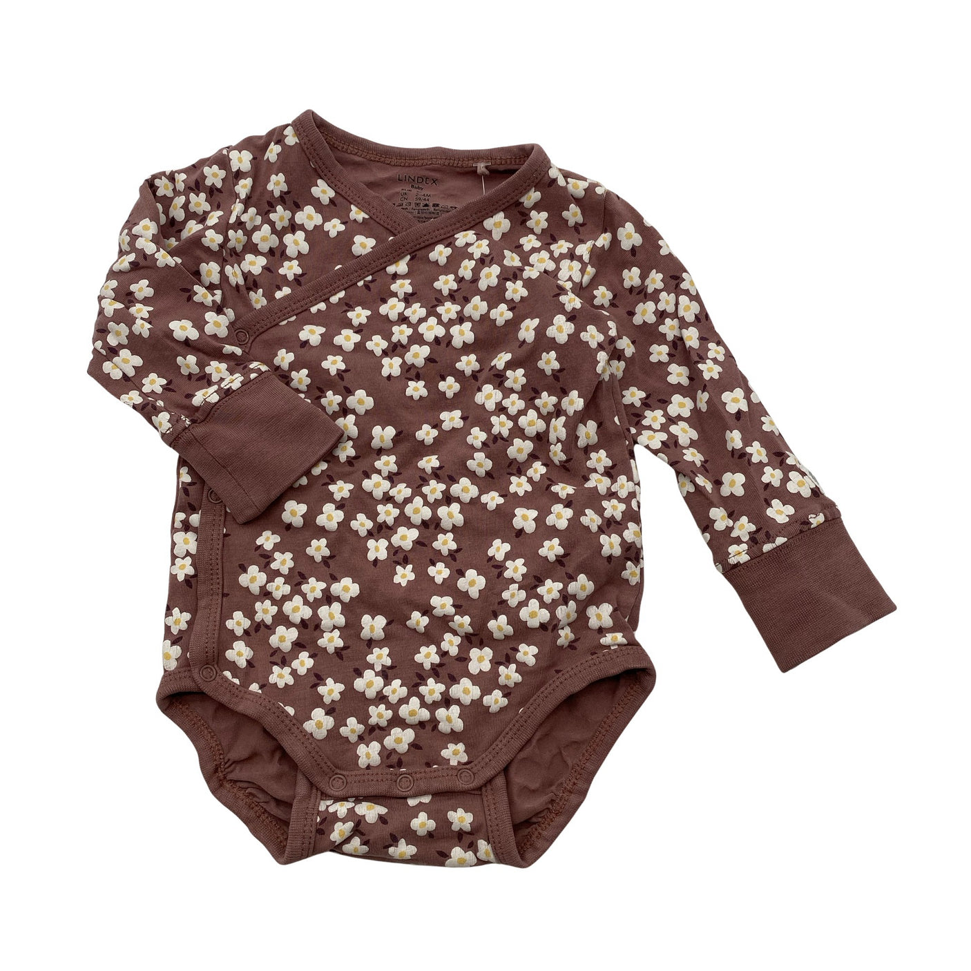 Unisex Lindex - Bodi, suurus 56 - 62 - Lilla (1)