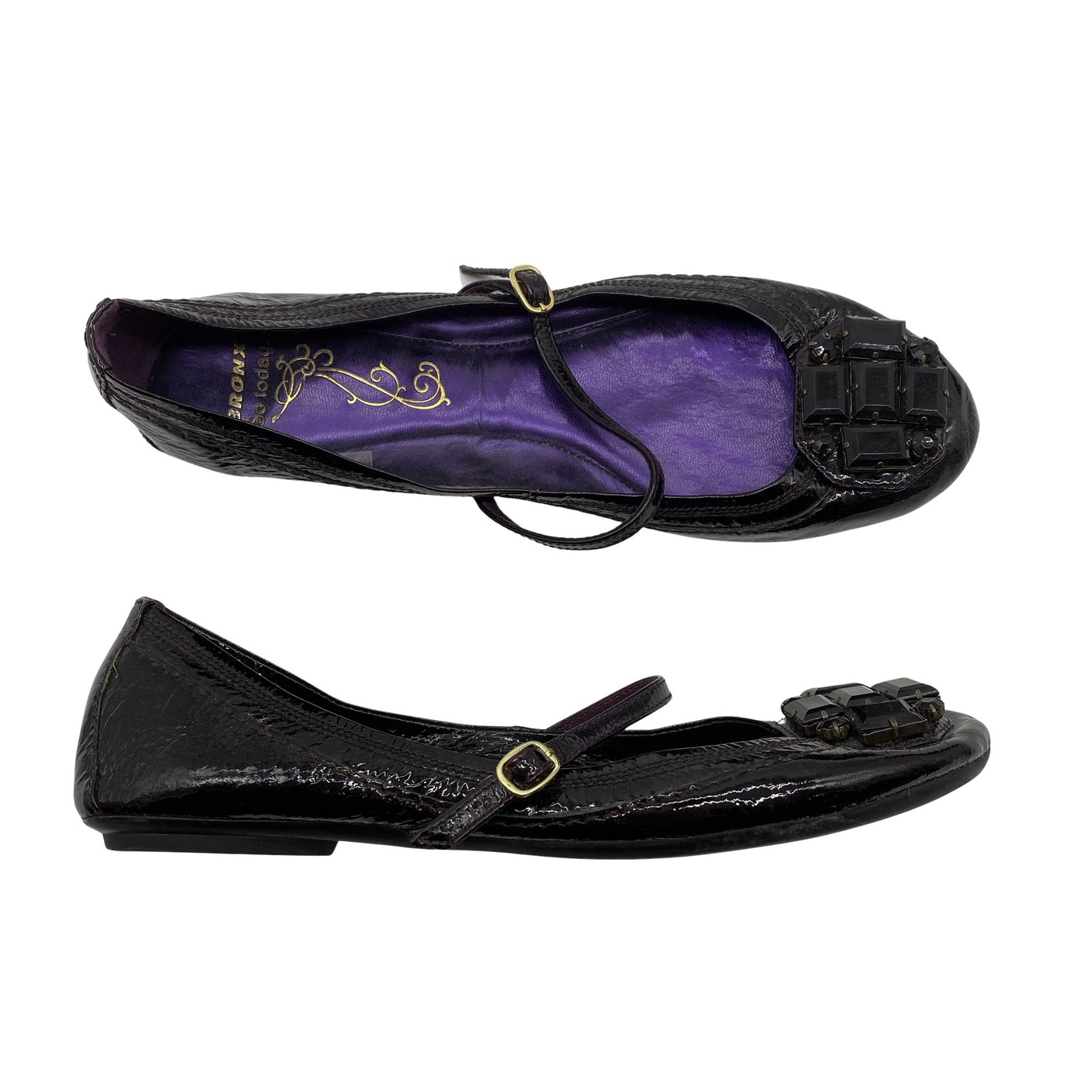 Unisex Bronx - Baleriinad, suurus 36 - Must (1)