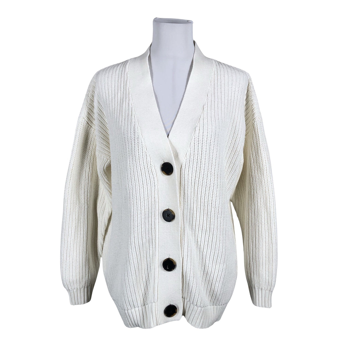 Unisex Selected - Kardigan, suurus 36 - Valge (1)