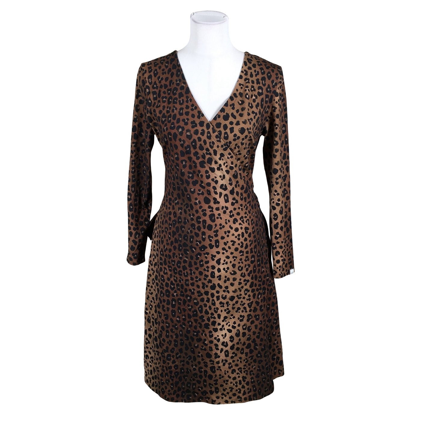 Unisex Nakoa - Trikotaažist kleit, suurus 36 - Pruun (1)
