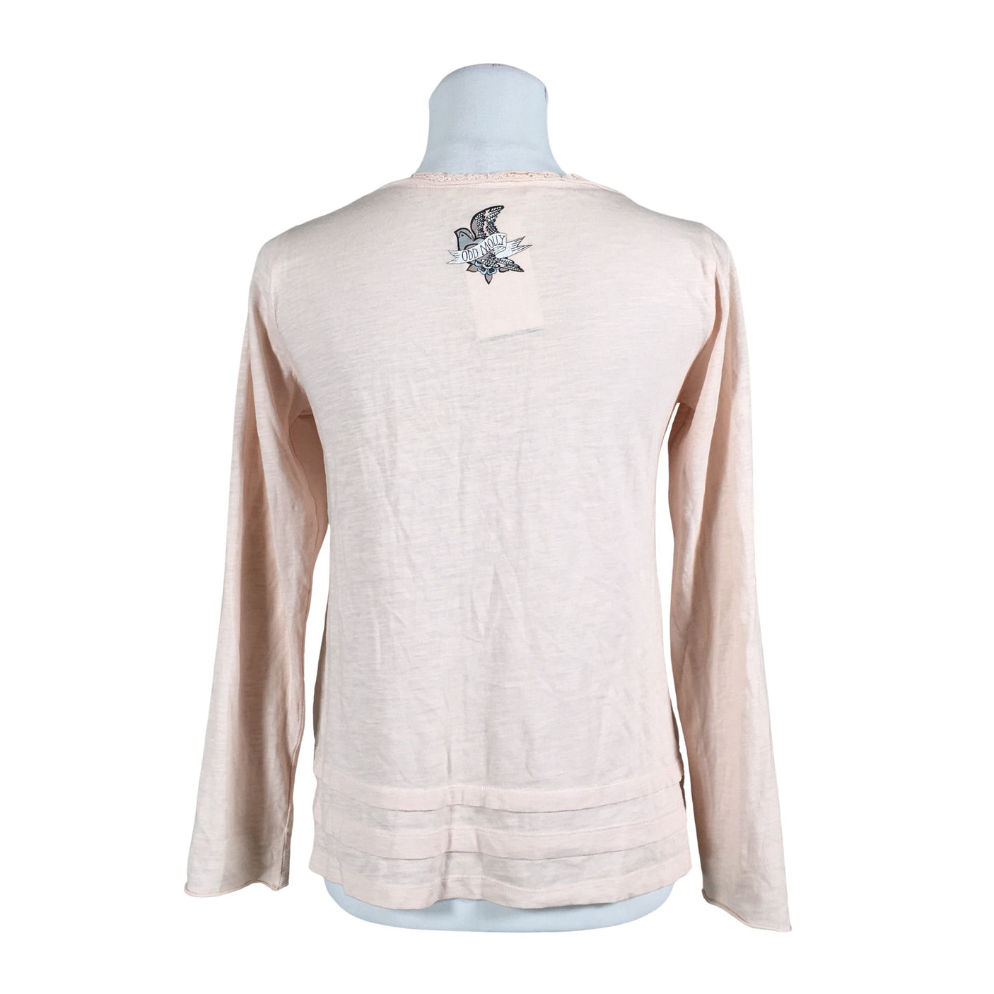 Unisex Odd Molly - Trikotaažist pluus, suurus 36 - Heleroosa (2)