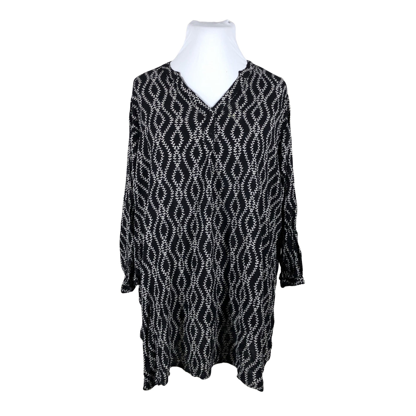 Unisex Kaffe - Õhuke tuunika, suurus 44 - Must (1)