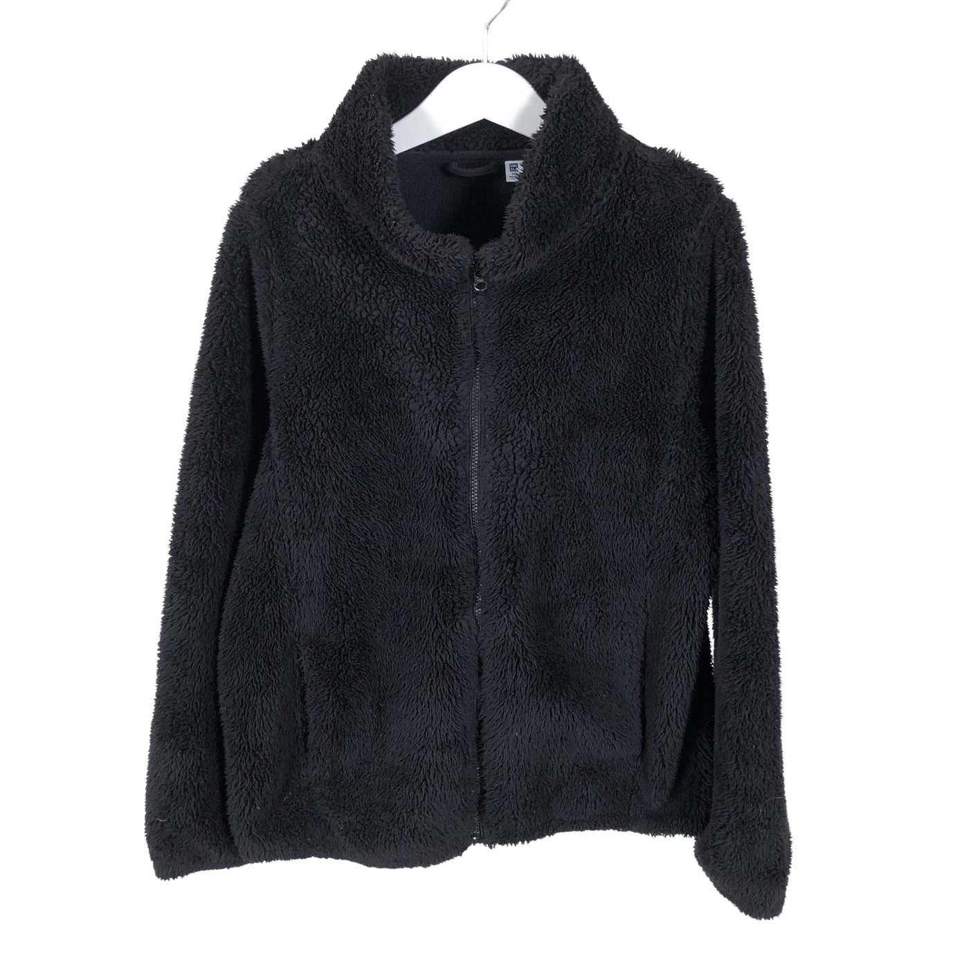 Unisex Uniqlo - Fliisjakk, suurus 146 - 152 - Must (1)