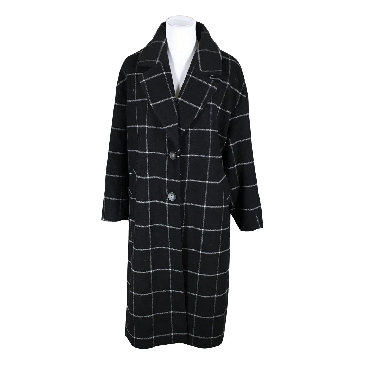 Unisex Rue de Femme - Villane mantel, suurus 38 - Must (1)