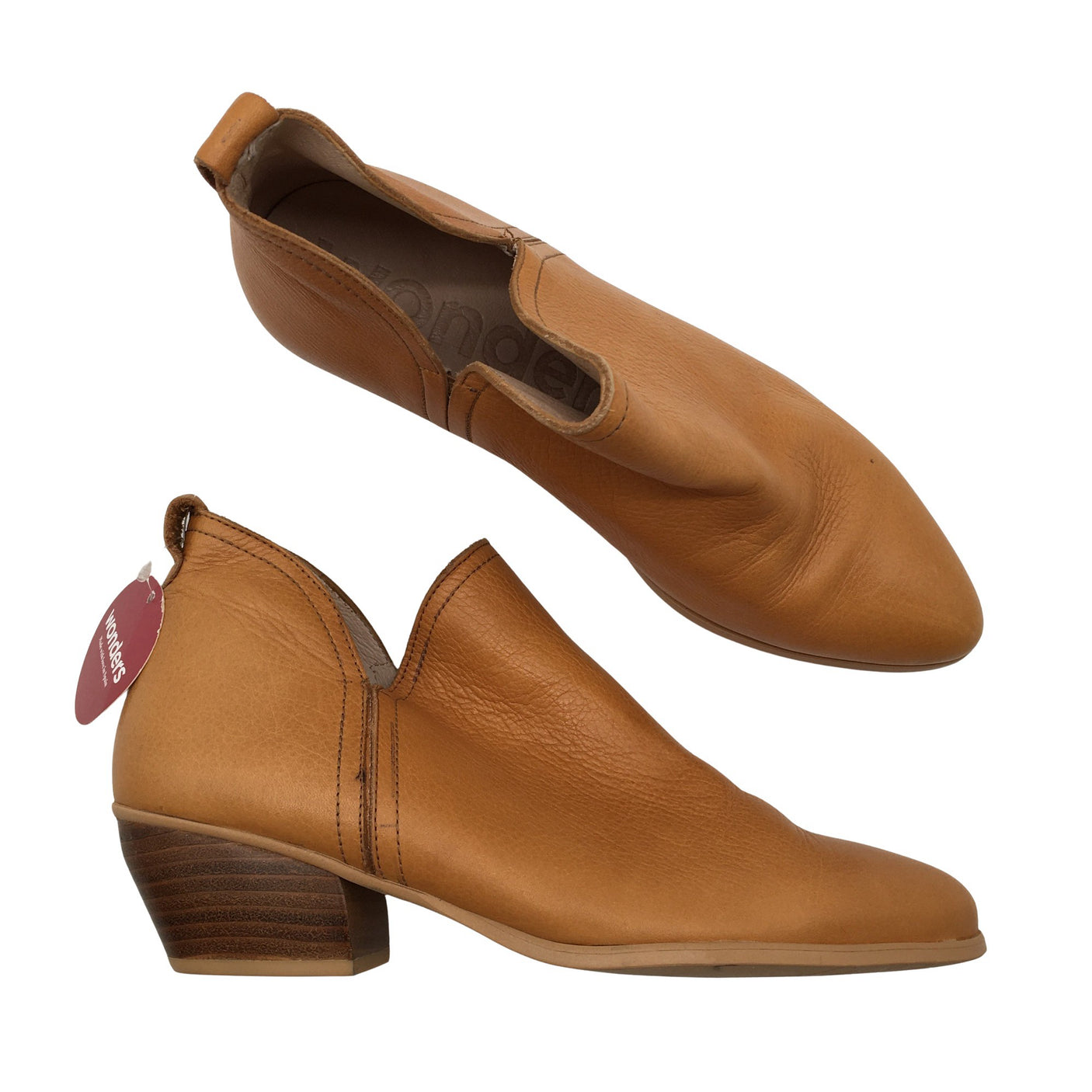 Unisex Wonders - Poolsaapad, suurus 38 - Pruun (1)