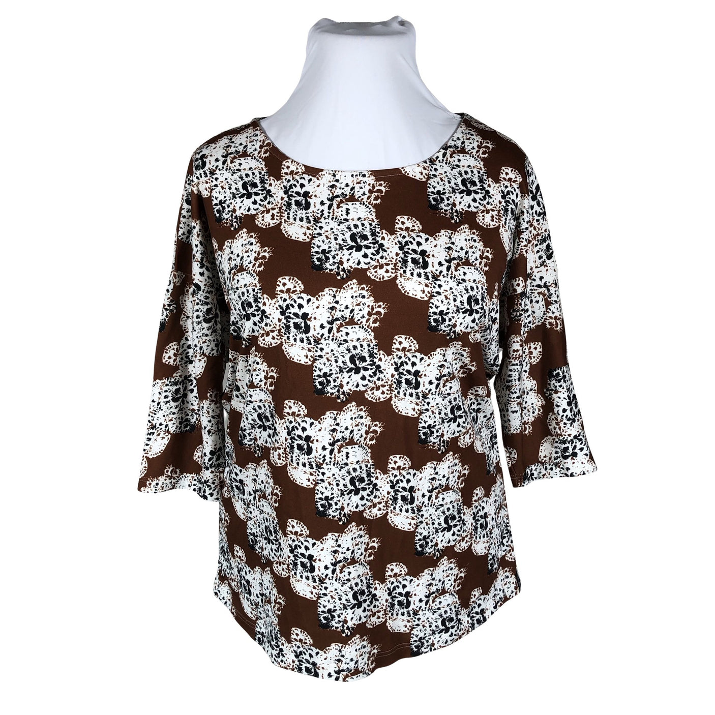 Unisex Melli - Trikotaažist pluus, suurus 42 - Pruun (1)