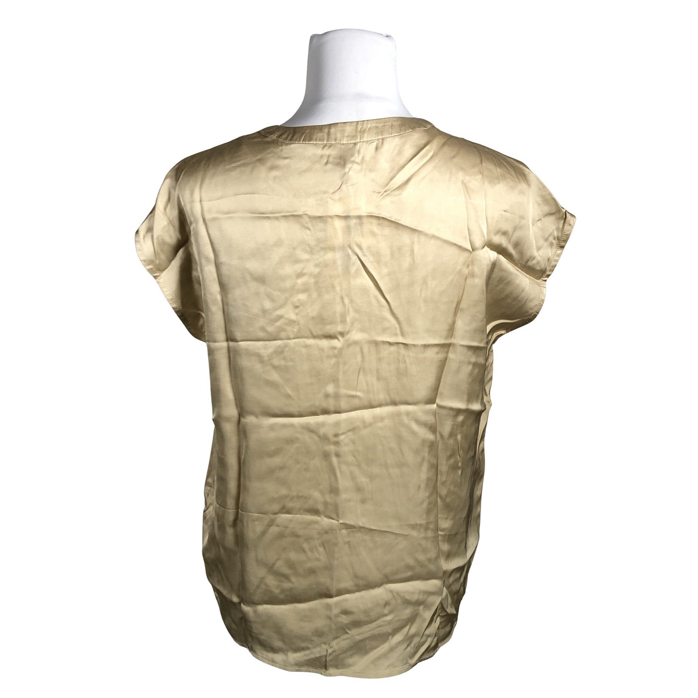 Unisex Soyaconcept - Lühikeste käistega pluus, suurus 36 - Pruun (2)