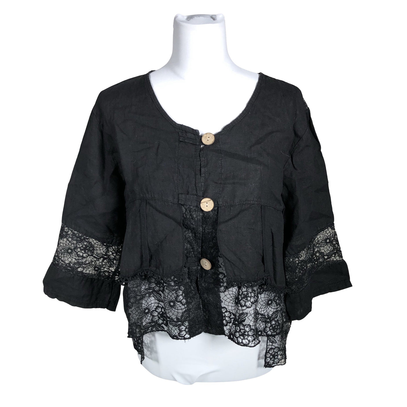 Unisex Bohemiana - Pluus, suurus 40 - Must (1)