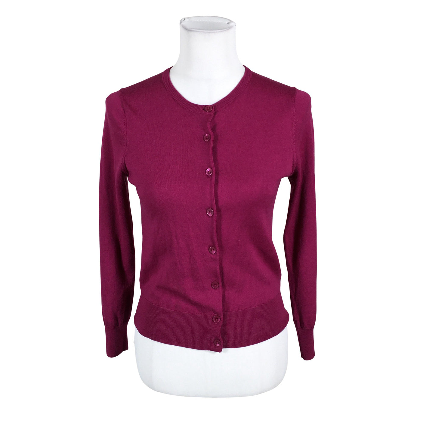 Unisex Filippa K. - Kardigan, suurus 36 - Veinipunane (1)