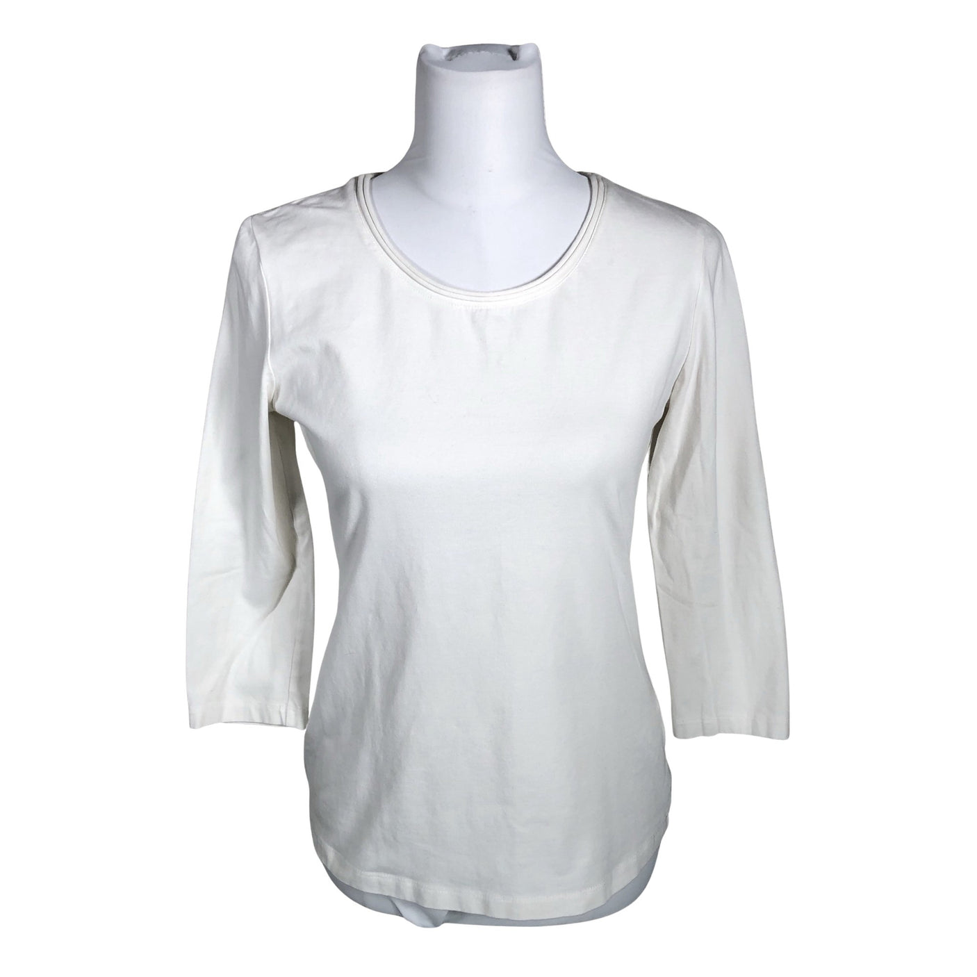 Unisex Ril's - Trikotaažist pluus, suurus 38 - Valge (1)
